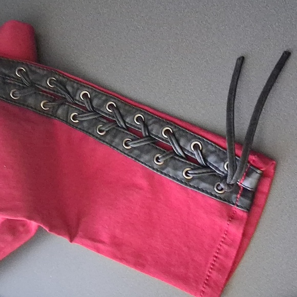 Red Joan Jett Tripp pants Goth Punk Steampunk New - Picture 5 of 6